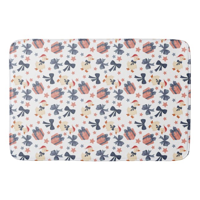 Tapete De Banheiro Pato de Natal Bath Mat (Frente)