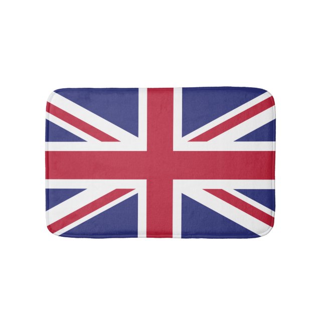 Tapete De Banheiro Patriotic United Kingdom Flag (frente)