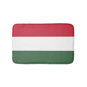 Tapete De Banheiro Patriótico Húngaro de Bandeira da Hungria