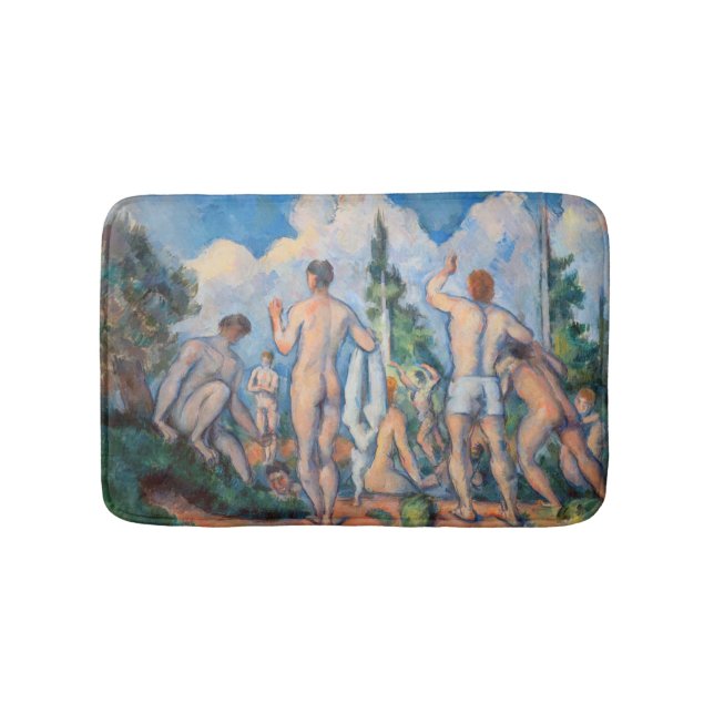 Tapete De Banheiro Paul Cezanne - Bathers (frente)