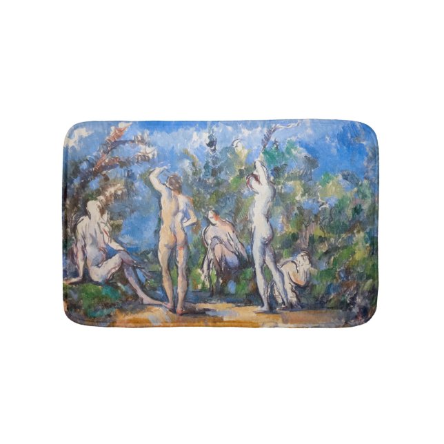 Tapete De Banheiro Paul Cezanne - Cinco Bathers (frente)