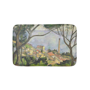 Tapete De Banheiro Paul Cezanne o mar no l'Estaque, 1878