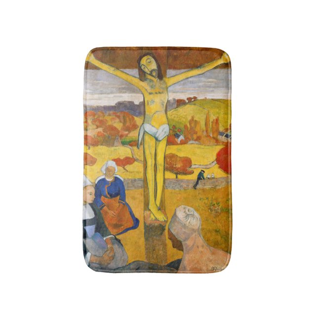 Tapete De Banheiro Paul Gauguin - O Cristo amarelo (Frente Vertical)