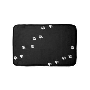 Tapete De Banheiro Paw Imprime Bath Mat