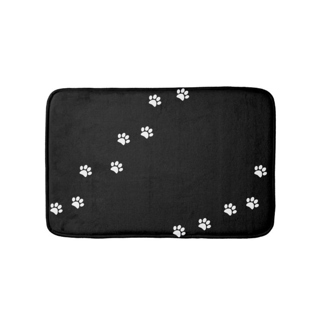 Tapete De Banheiro Paw Imprime Bath Mat (frente)