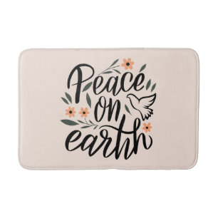 Tapete De Banheiro Paz na Terra Design Floral