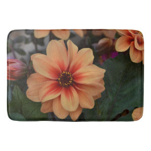 Tapete De Banheiro Peachy Floral Bath Mat