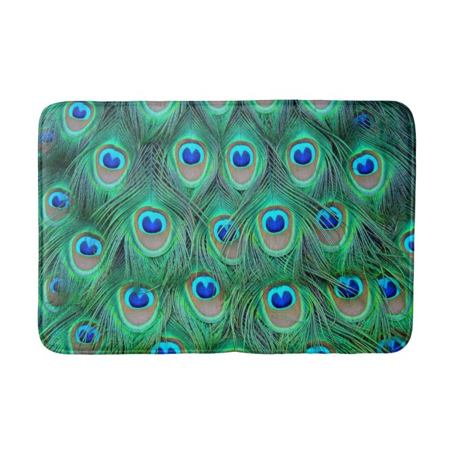 Tapete De Banheiro Peacock Bath Mats (Frente)
