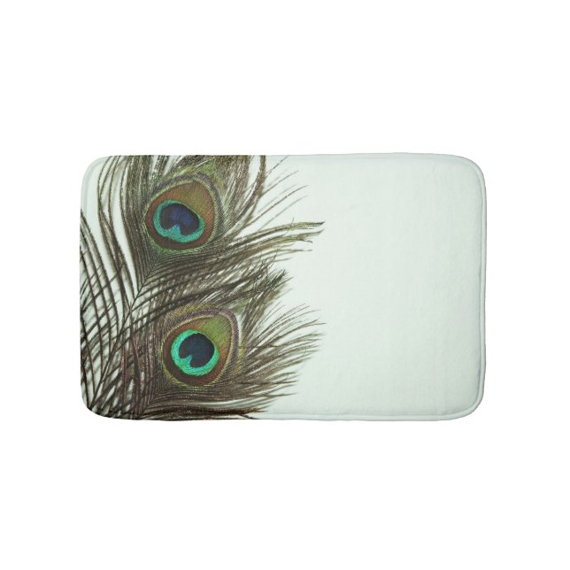 Tapete De Banheiro Peacock Feather Bath Mat (frente)