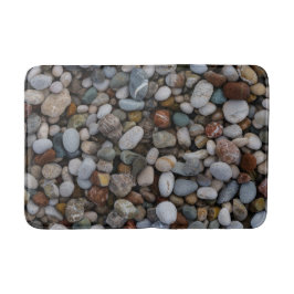 Tapete De Banheiro Pebbles naturais