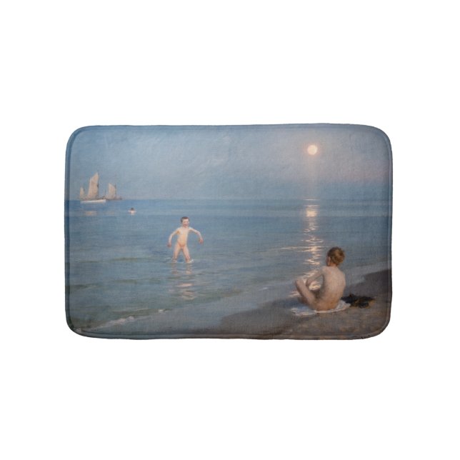 Tapete De Banheiro Peder Severin Kroyer - Boys Bathing em Skagen (frente)