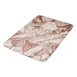 Tapete De Banheiro Pedra áspera em marrom claro cremoso