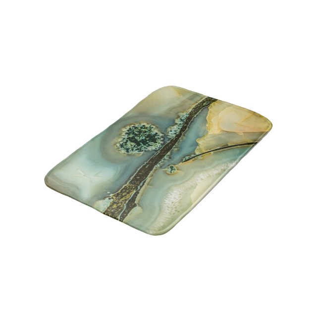 Tapete De Banheiro pedra dentro a semirprecioso (Angulado)