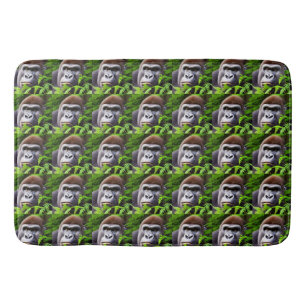 Tapete De Banheiro Peekaboo Gorilla, Memory Foam Bathmat