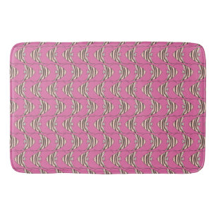 Tapete De Banheiro Peixe Anjo Rosa