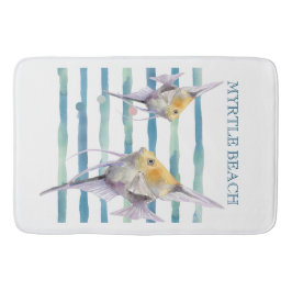 TAPETE DE BANHEIRO PEIXE TROPICO DE ÁGUA, PRAIA DE VACAÇÃO