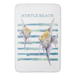 TAPETE DE BANHEIRO PEIXE TROPICO DE ÁGUA, PRAIA DE VACAÇÃO