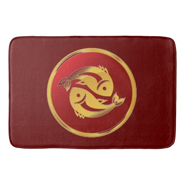 Tapete De Banheiro Peixes (Frente)