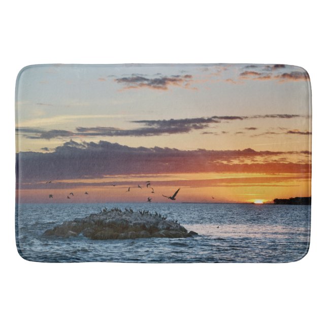 Tapete De Banheiro Pelican Rock Sunset, Dauphin Island, Alabama (Frente)
