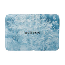 penas abstrato azuis e flocos de neve