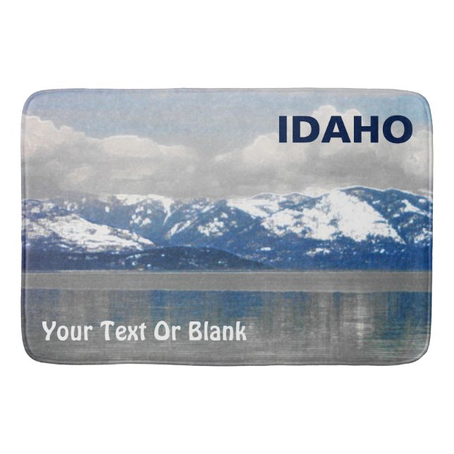 Tapete De Banheiro Pend Oreille No Inverno (Frente)