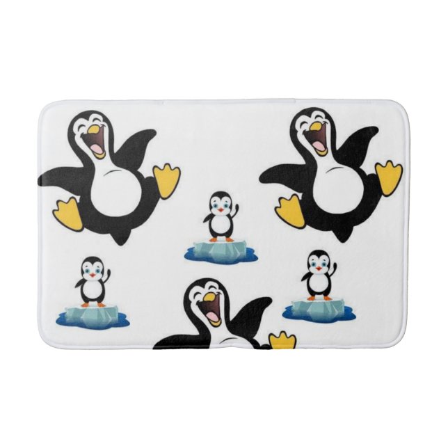 Tapete De Banheiro Penguin Bathroom Mat (Frente)
