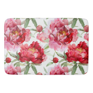 Tapete De Banheiro Peony blossoms Bath Mat