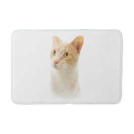 Tapete De Banheiro Pequeno Gato Loiro Maravilhoso