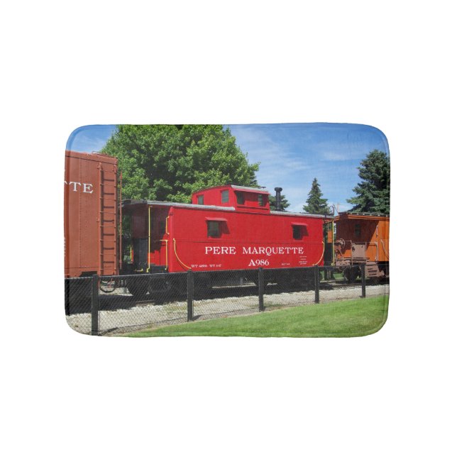 Tapete De Banheiro Pere Marquette caboose batmat (frente)