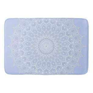 Tapete De Banheiro Periwinkle Mandala - Bora em Juniper Berry