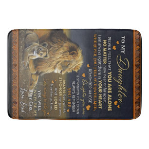 Tapete De Banheiro Personalizado Para Minha Filha Do Pai,