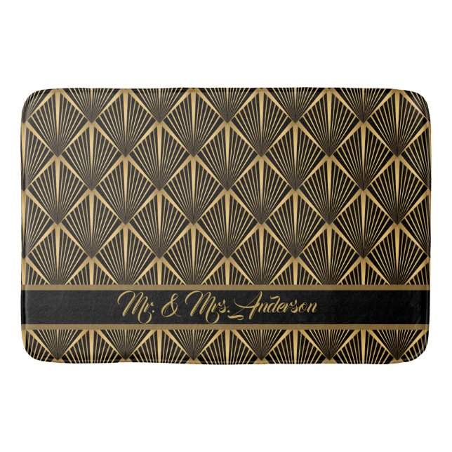 Tapete De Banheiro Personalize Art Deco  (Frente)