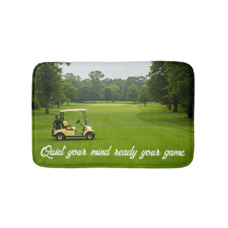 Tapete De Banheiro Personalize o Design de Golfe da Sua Mente