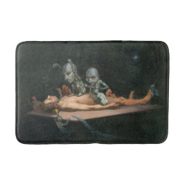 Tapete De Banheiro Perto da morte, vendo espíritos Mau demônicos