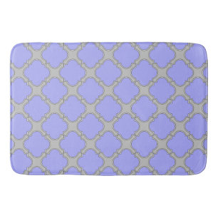 Tapete De Banheiro Pervinca e cinzas de Quatrefoil