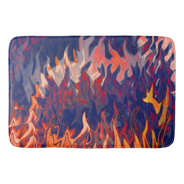 Tapete De Banheiro Pesadelos de um bombeiro.... (Frente)