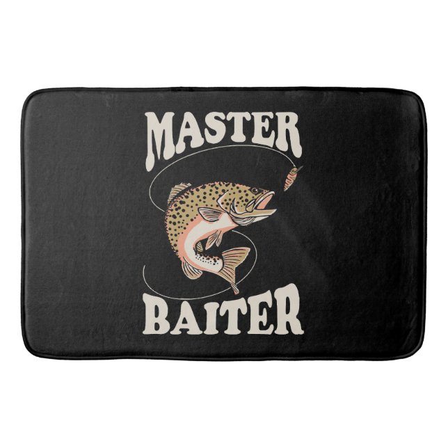 Tapete De Banheiro Pesca com Baiter Master (Frente)