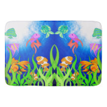 Pesca Marinha Submarina Azul Vibrante