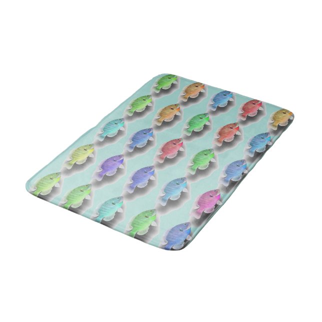 Tapete De Banheiro Pesca Nadadora (Angulado)