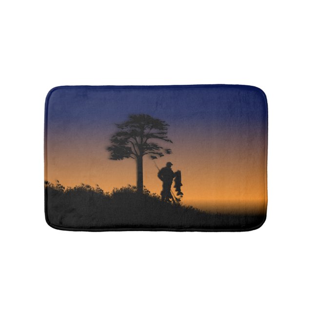 Tapete De Banheiro Pescador em Dusk (frente)