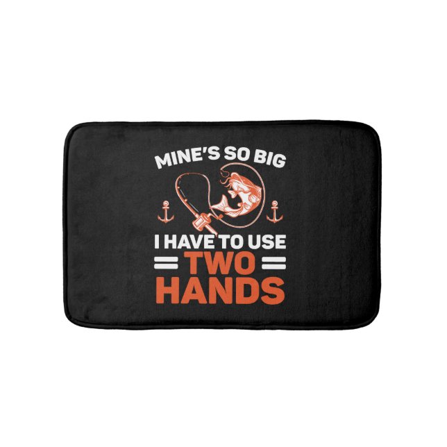 Tapete De Banheiro Pescador Pesca Peixes Capturadores (frente)