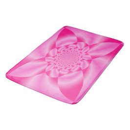 Tapete De Banheiro Pétala de Folha Rosa