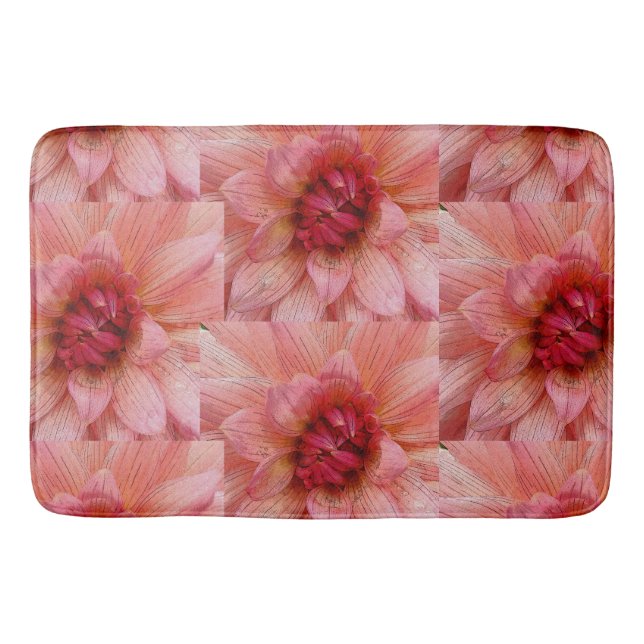 Tapete De Banheiro pétalas rosa (Frente)