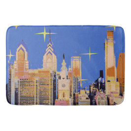 Tapete De Banheiro Philadelphia Starry Night, adicione texto