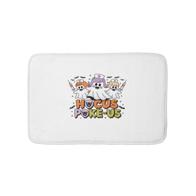 Tapete De Banheiro Phlebotomist Halloween Medical Lab Tech Spooky ER (frente)