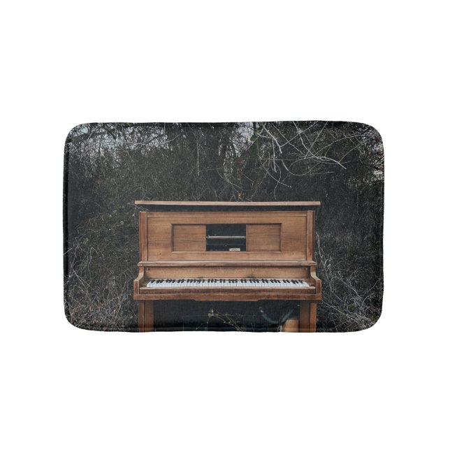 Tapete De Banheiro Piano Bonito (frente)