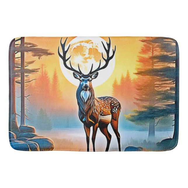 Tapete De Banheiro Pico de Crivo ouro (Frente)