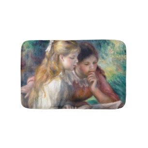 Tapete De Banheiro Pierre-Auguste Renoir - A Leitura