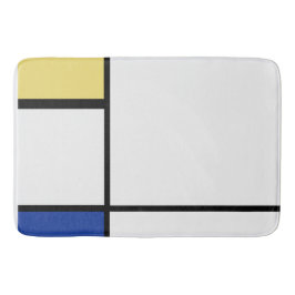 Tapete De Banheiro Piet Mondrian - Abstrato Geométrico de Composição