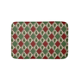 Tapete De Banheiro Pine Trees e Harlequin Bath Mat
